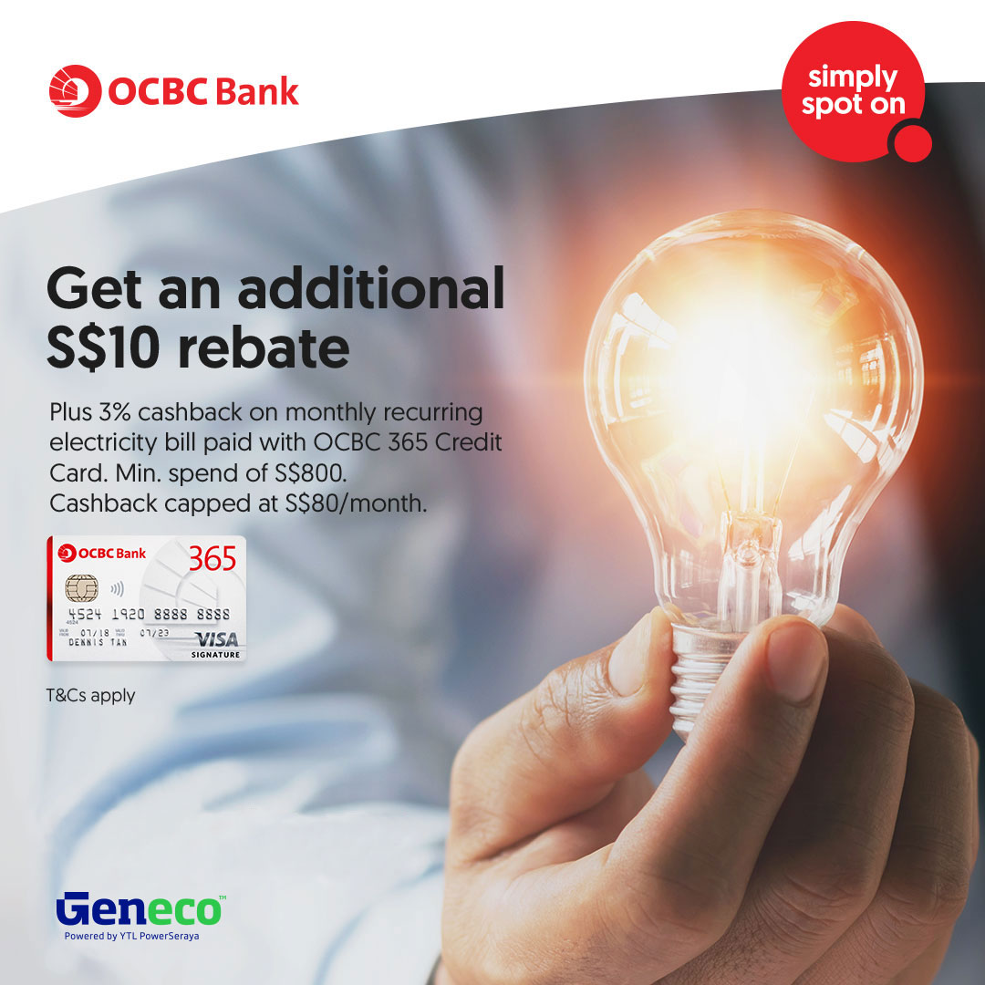 Save More On Electricity Bills With An Ocbc Card Geneco